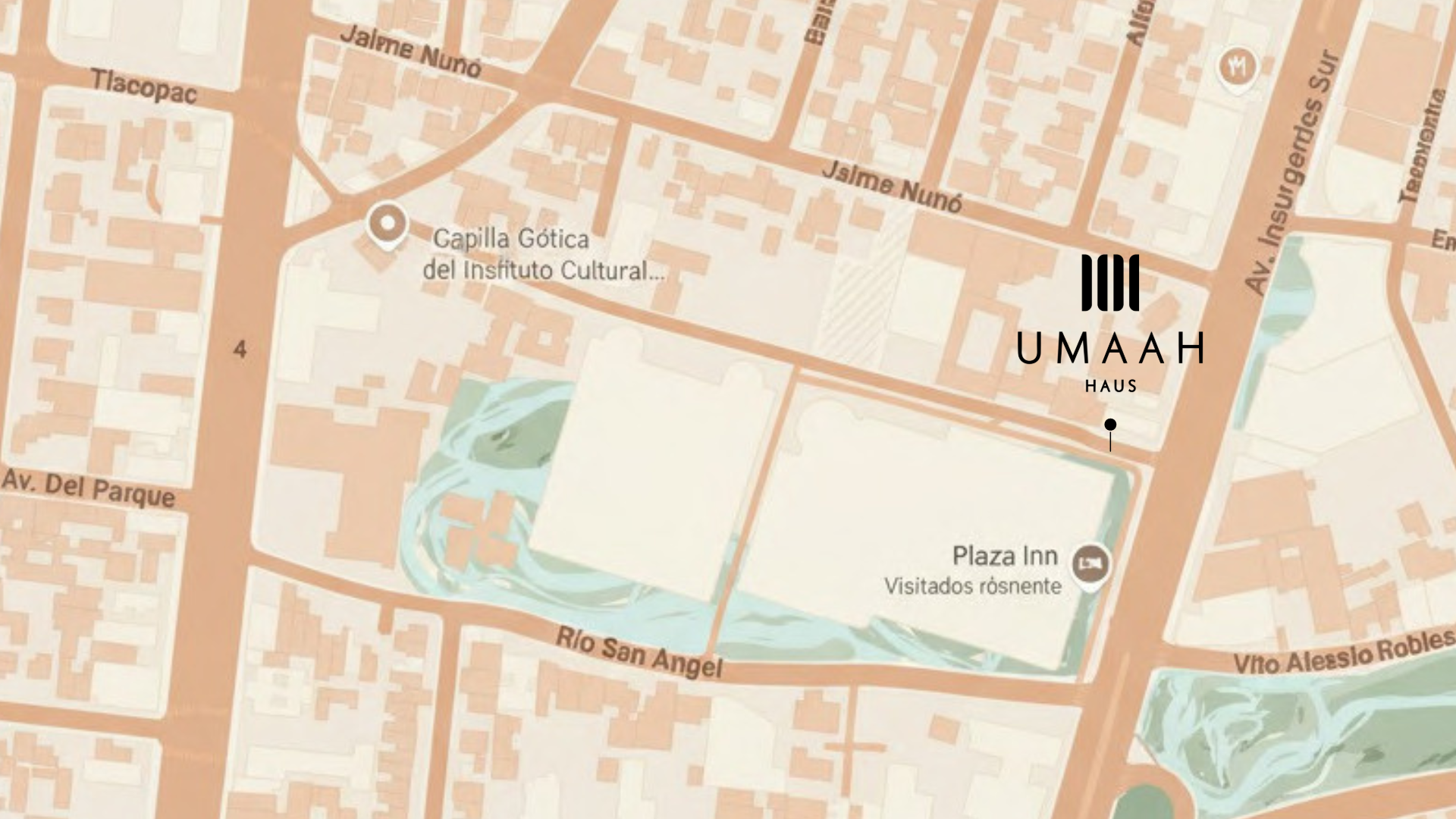 Ubicación UMAAH HAUS